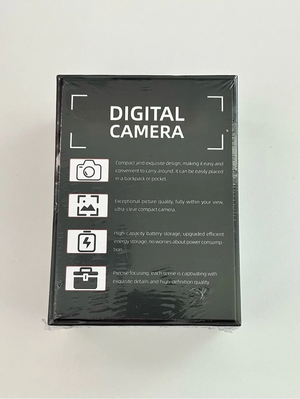 Digital Camera 4K UltraHD - Black